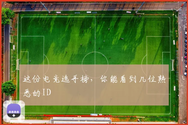 这份电竞选手榜，你能看到几位熟悉的ID